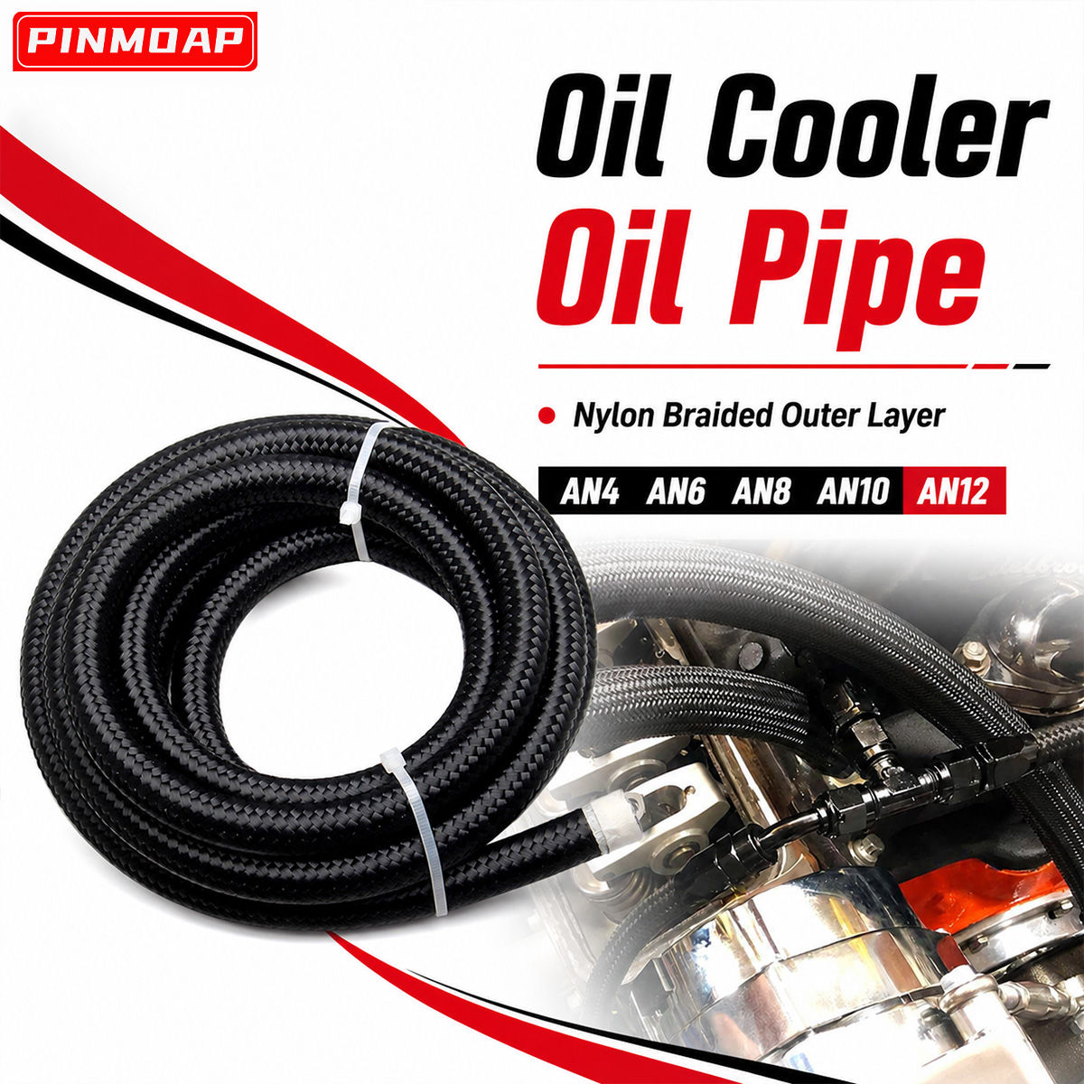 PINMOAP AN4 AN6 AN8 AN10 AN12  - Flexible Hose Braided recensie en prijs