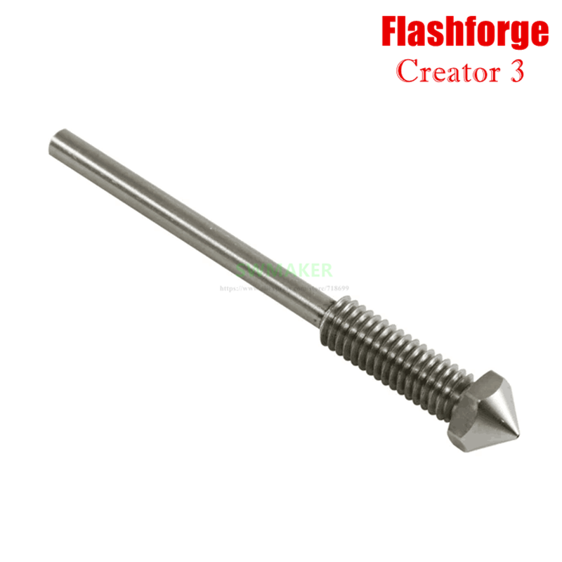 1 st Flashforge Creator 3 mond - Ptfe Tape Thread recensie en prijs