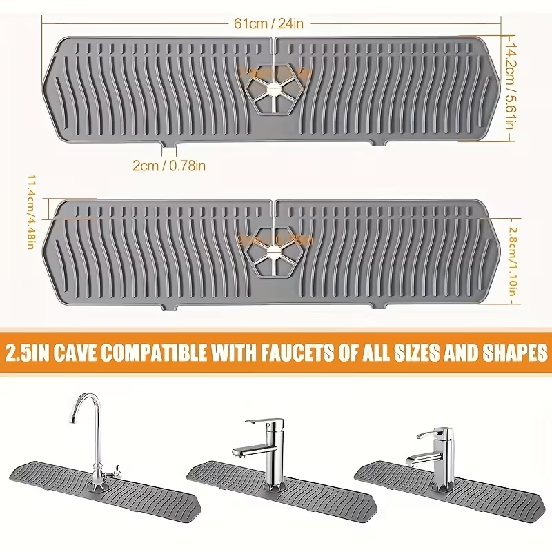 24 inch siliconen afvoermat vo - Silicone Tap Washer recensie en prijs