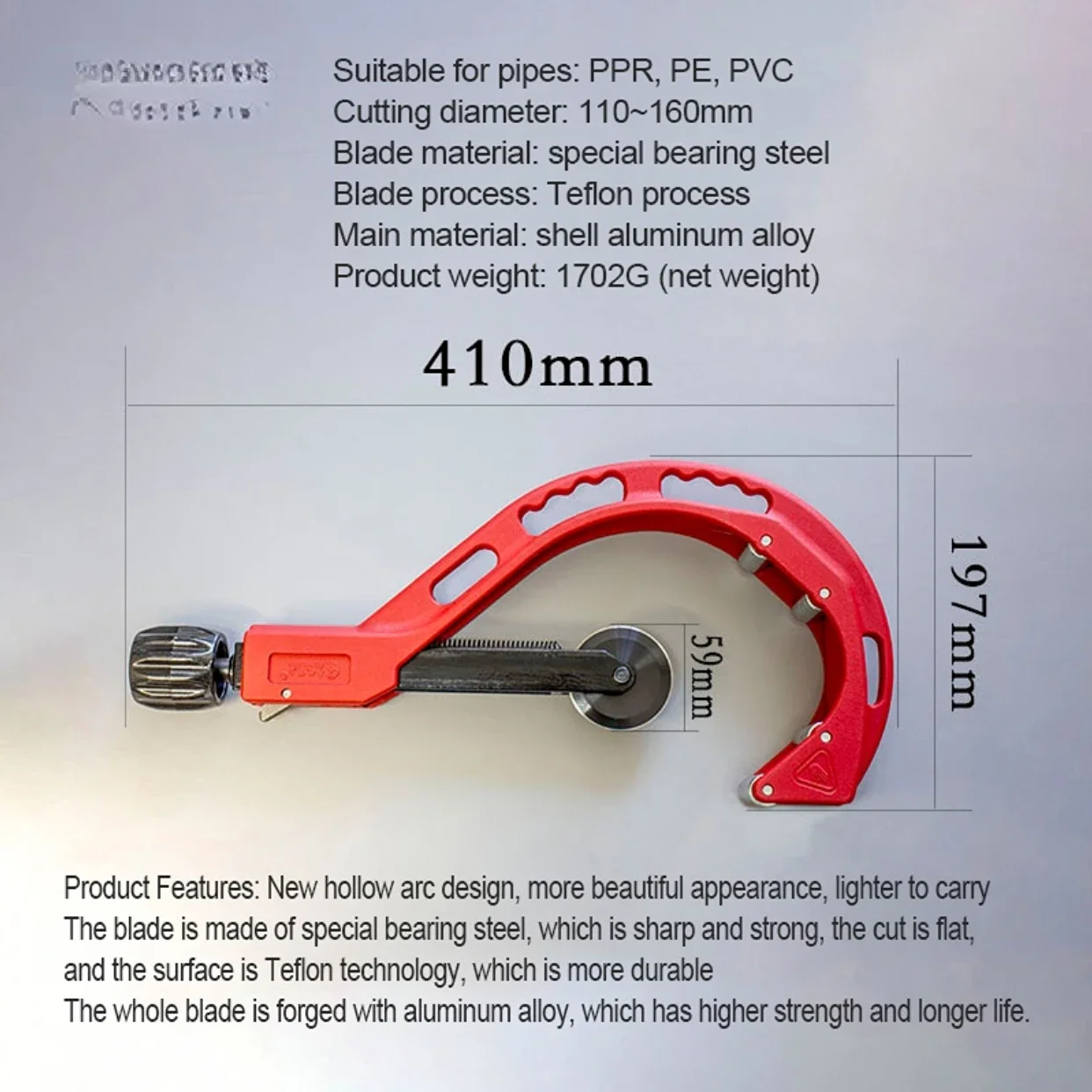 Roller Type Roestvrij Stalen B - Pipe Cutter Ratchet recensie en prijs
