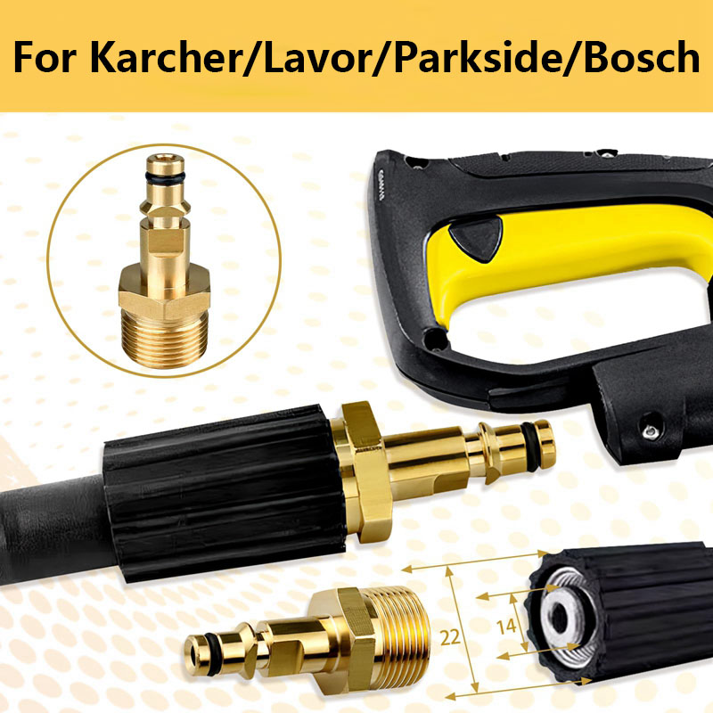 Hogedrukreiniger Adapter M22 S - Compression Fitting Brass recensie en prijs