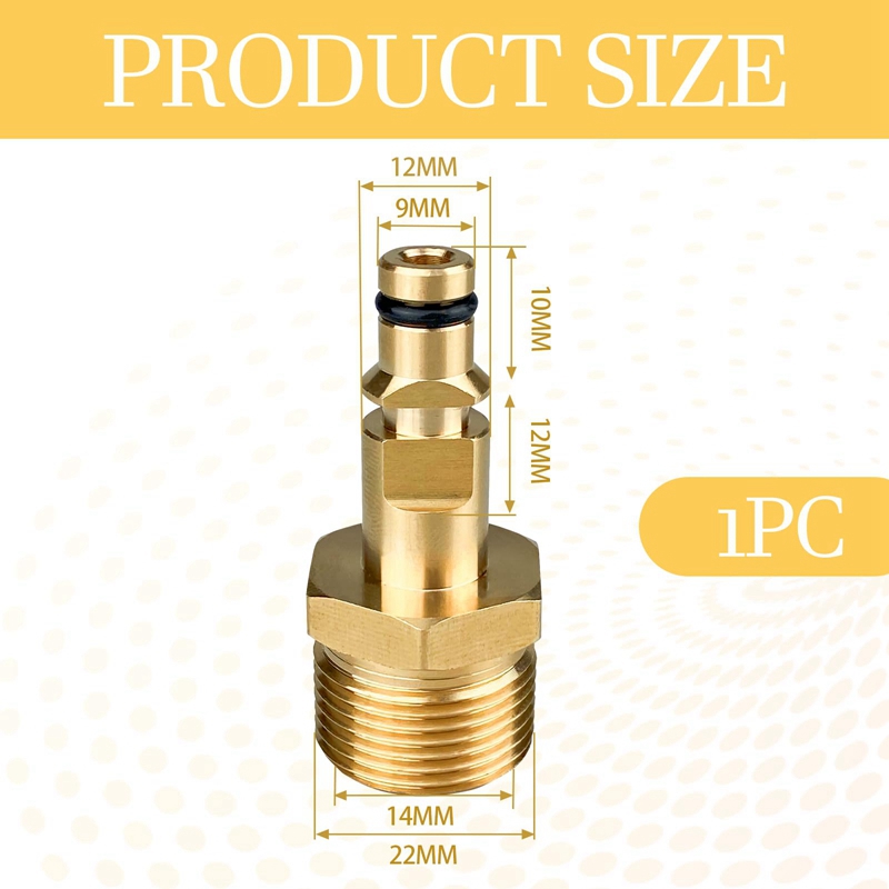 Hogedrukreiniger Adapter M22 S - Compression Fitting Brass recensie en prijs