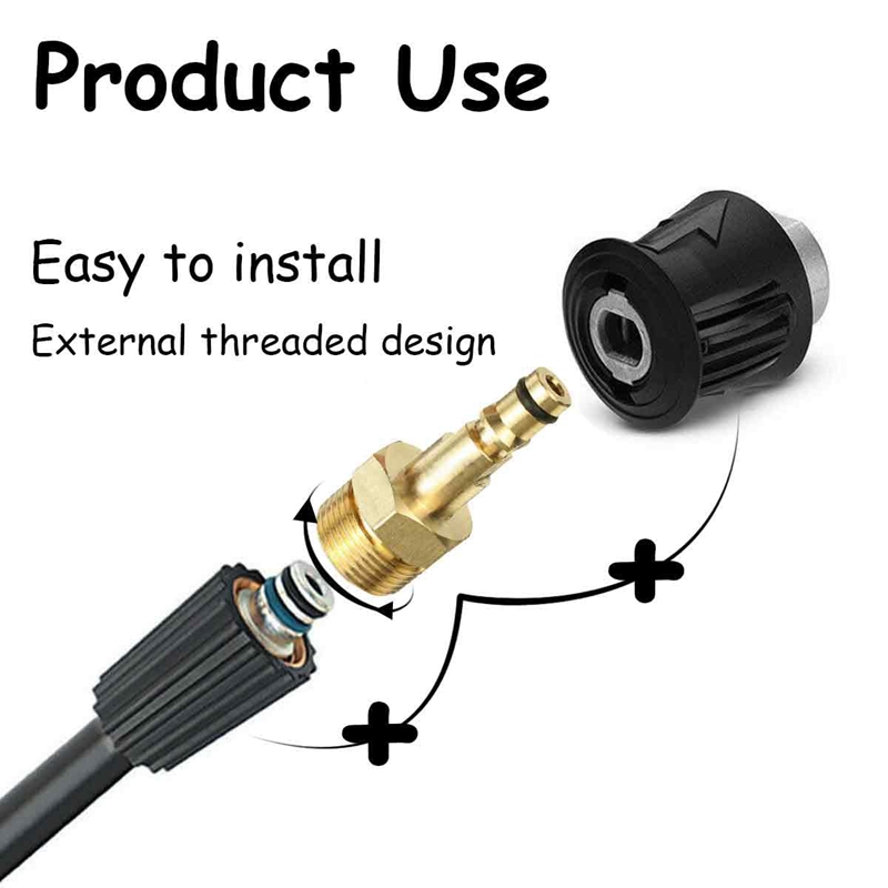 Hogedrukreiniger Adapter M22 S - Compression Fitting Brass recensie en prijs