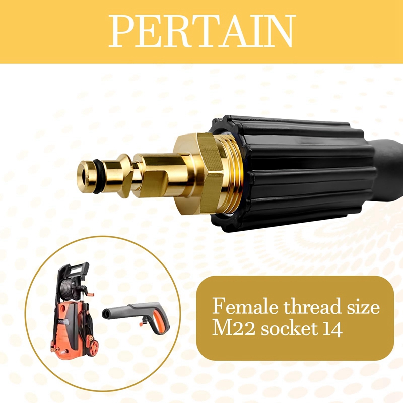Hogedrukreiniger Adapter M22 S - Compression Fitting Brass recensie en prijs